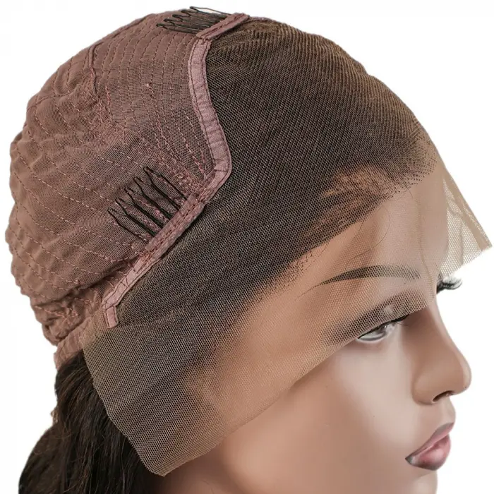 Gerçek Front Lace Tül Peruk / Kabarık Afro / Kızıl 70/75cm