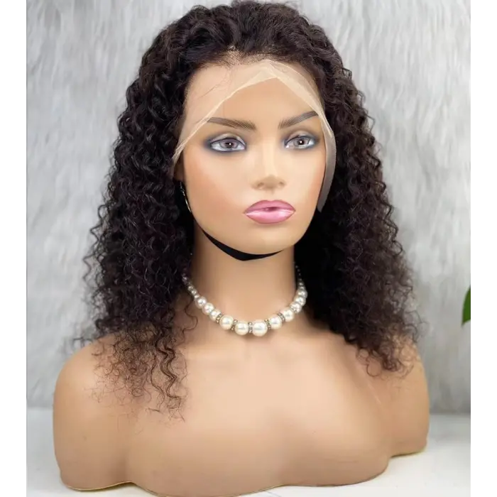Gerçek Front Lace Tül Peruk / Kabarık Daa / Doğal 50/55cm