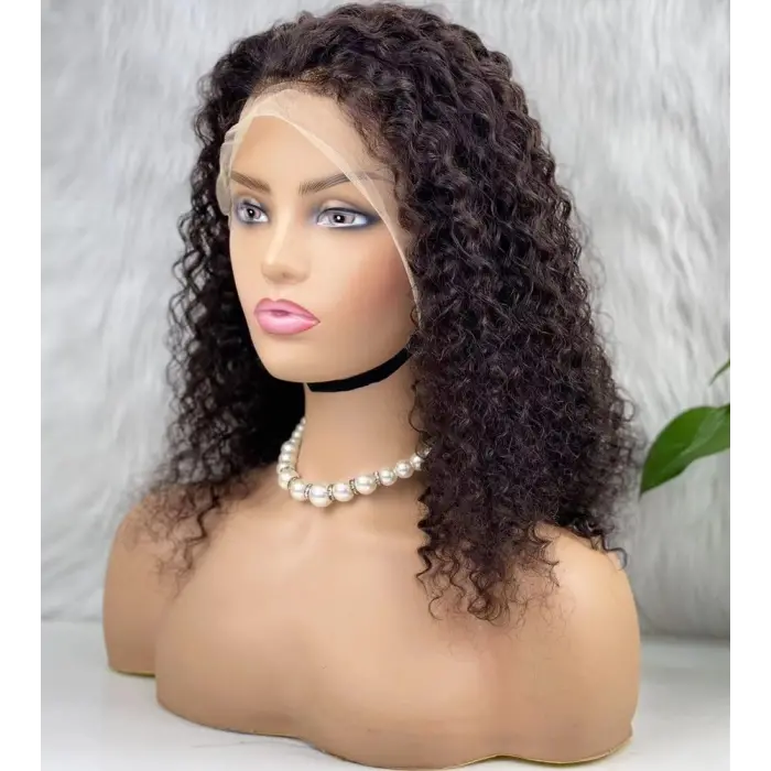 Gerçek Front Lace Tül Peruk / Kabarık Daa / Doğal 50/55cm