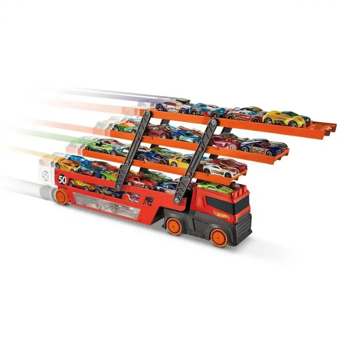 GHR48 Hot Wheels Mega Tır (Kırmızı-Tcu)