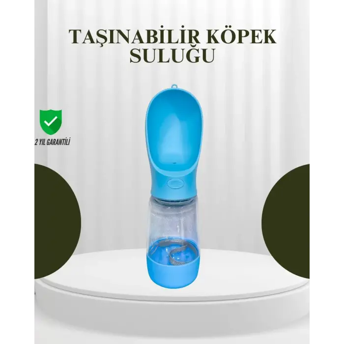Gıda Sınıfı Malzemeli Evcil Hayvan Su Şişesi BPA İçermez Tek Tuş Kontrol