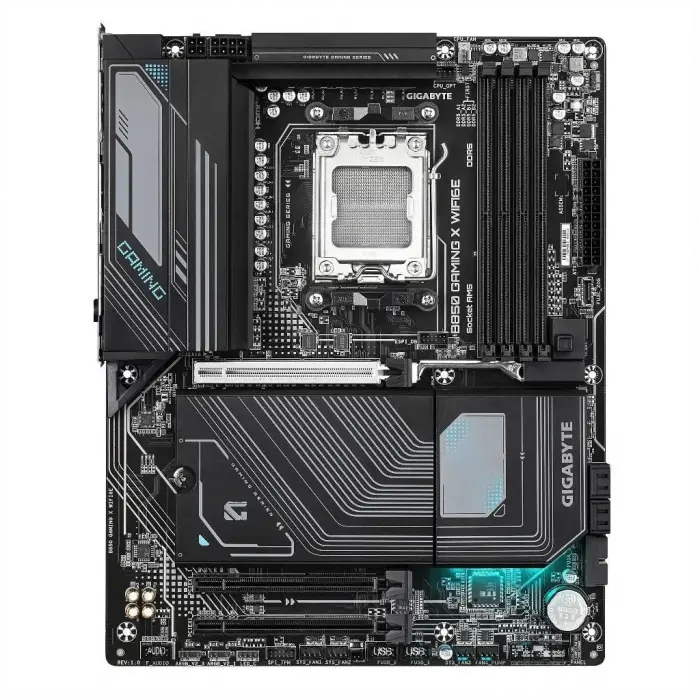 GIGABYTE B850 GAMING X WIFI6E, 4xDDR5, 3xM.2, DP, HDMI, Type-C, Wi-Fi6E, Bluetooth 5.3, AM5 Soket GAMING Anakart
