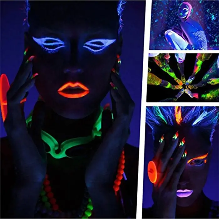 Glowpaint 6’lı Neon Boya – Uv Işıkta Parlayan Makyaj Seti Bx40