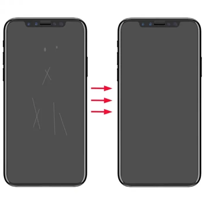 GOR İPhone 11 Pro Max 6.7 HD Ekran Koruyucu Jelatin 5 Adet Set-(5775)