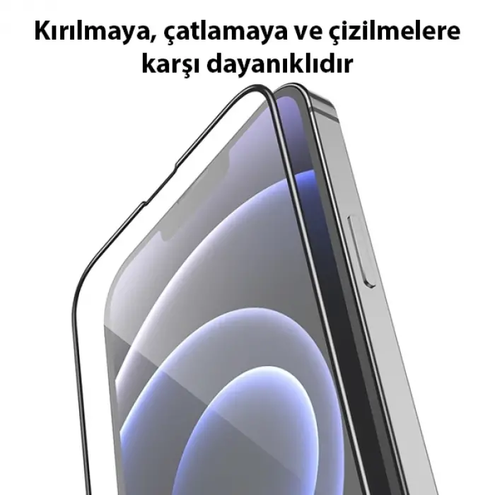 GOR iPhone 13 Mini 5.4 9D Hardening Tempered Full Cam Ekran Koruyucu-(5775)
