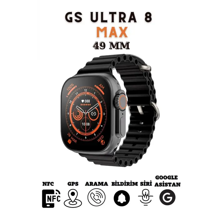 GPS ve NFC Özellikli Akıllı Saat, Sesli Görüşme ve Sağlık Takibi İşlevleri Sunar