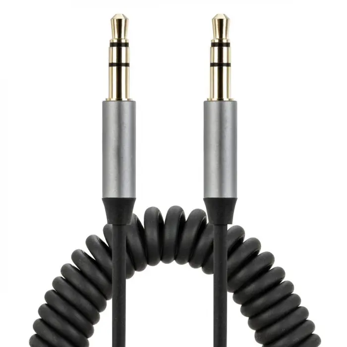 Griffin Spiral Araç Ses Aktarım Kablosu Aux Kablo 2/3mm-(5775)