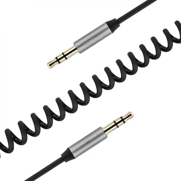 Griffin Spiral Araç Ses Aktarım Kablosu Aux Kablo 2/3mm-(5775)