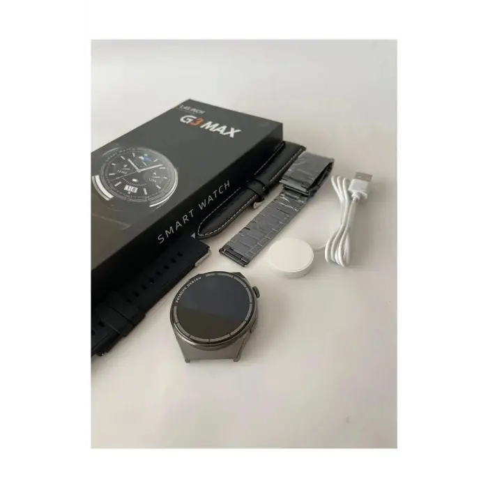 GT3 Max Uyumlu Akıllı Saat | G3 Max Model Akıllı Saat | Su Geçirmez, Nabız Ölçer, Spor Modlu