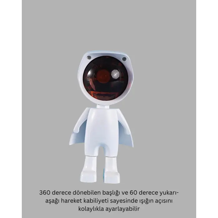 Gün Batımı Efekti Sunan Astronot LED Masa Lambası Yeni Nesil