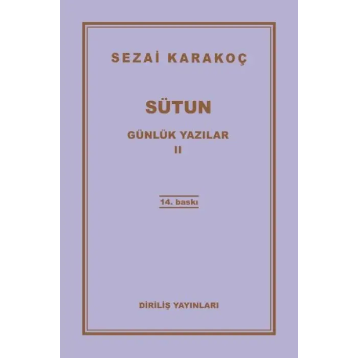 Günlük Yazılar 2 - Sütun