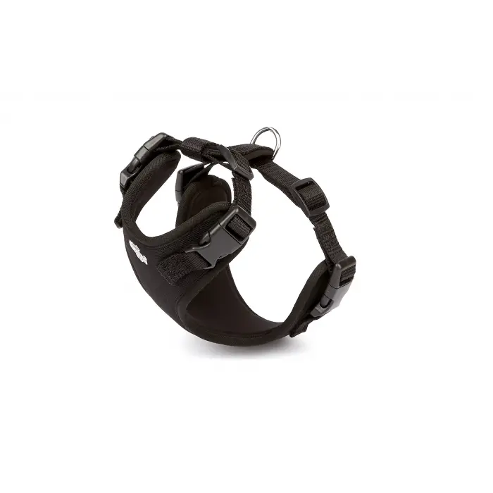 Halı Ped Dokuma Köpek Göğüs Tasması 30/35 cm Siyah