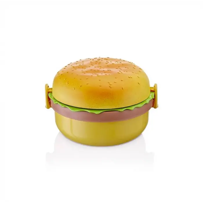Hamburger Görünümlü Beslenme ve Saklama Kabı