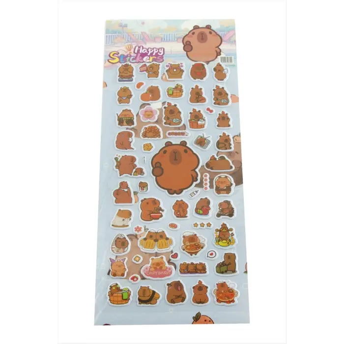 Happy Kabartmalı Sticker