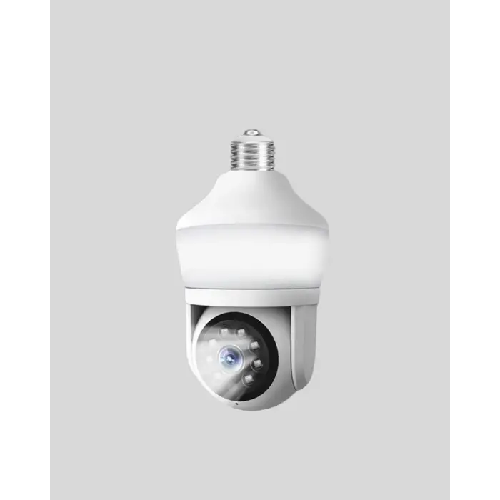 Hareket Algılamalı 360° Wi-Fi Akıllı Ampül Kamera