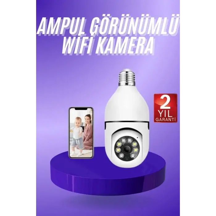 Hareket Algılamalı Kablosuz Akıllı Ev Güvenlik Kamerası