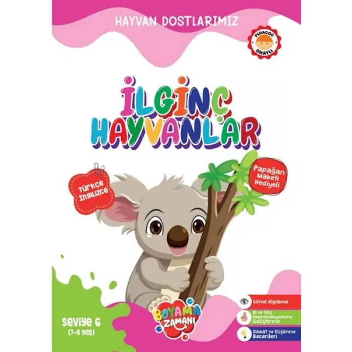 Hayvan Dostlarımız -  İinç Hayvanlar Seviye 6 (7-8 Yaş)