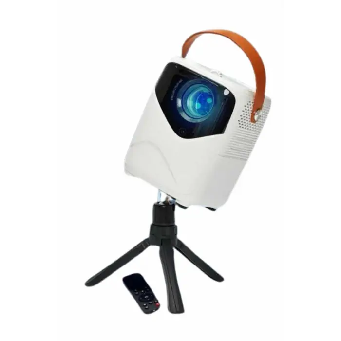 HD Ayaklı Portatif Projeksiyon Cihazı Android İşlemcili Sinema Projektörü