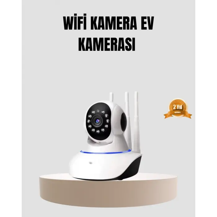 HD IP Kamera – Gece Görüşlü, Hareket Sensörlü, Mobil Takip ve Çift Yönlü Ses