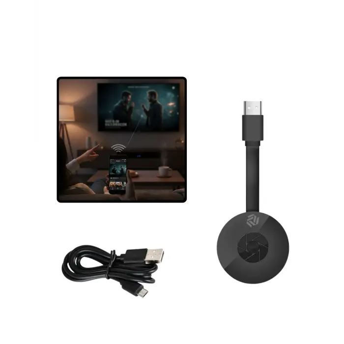 HDMI Kablosuz Görüntü Aktarıcı Telefon TV Bilgisayar