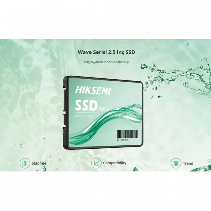 HIKSEMI HS-SSD-WAVE(S) 2048G, 550-510Mb/s, 2.5", SATA3, 3D NAND, SSD