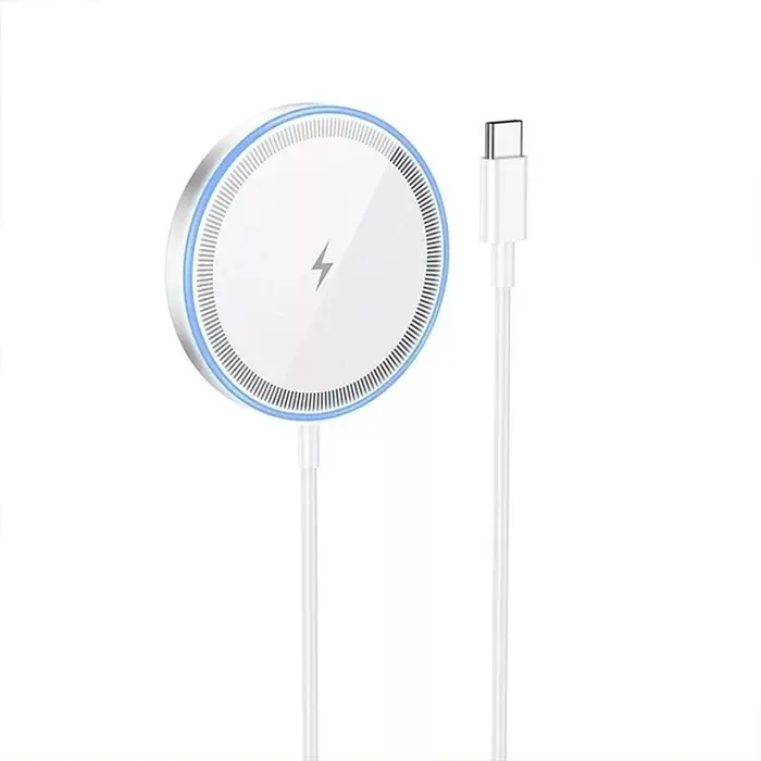 HOCO CW53 15W Magsafe Kablosuz Wireless Stand  Hızlı Şarj Cihazı-(5775)
