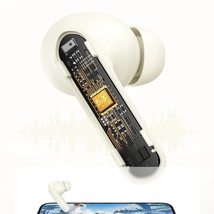 HOCO EQ6 Göstergeli TWS Bluetooth 5.3 Kablosuz Stereo Kulakiçi Kulaklık-(5775)