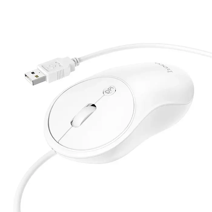 HOCO GM13 Bussines 1600DPI 4D Yüksek Hassasiyet Kablolu Optik Mouse-(5775)