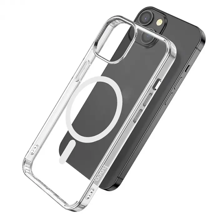 Hoco iPhone 14 Manyetik Magsafe Silikon Kılıf-(5775)
