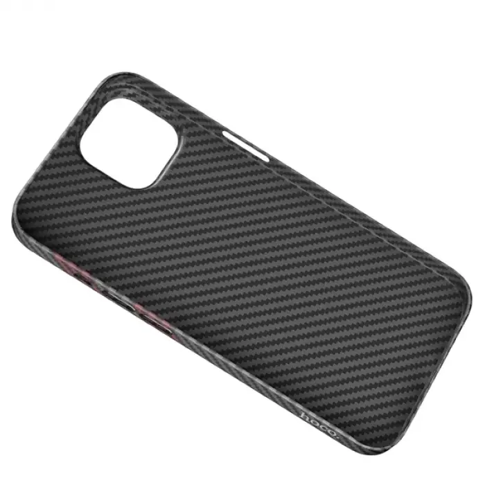 Hoco iPhone 14 Pro 6.1 Kılıf Kevlar Texture Darbe Emici Telefon Kılıfı-(5775)