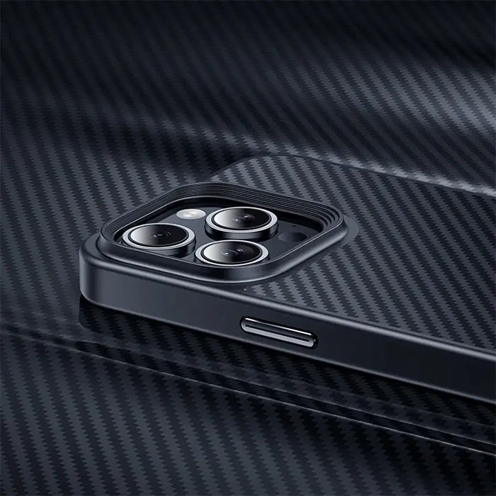 Hoco iPhone 15 Pro AS7 Kevlar Kılıf Manyetik Magsafeli Telefon Kılıfı-(5775)