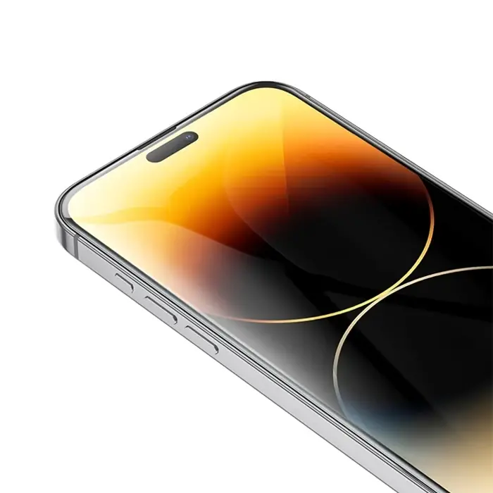 HOCO iPhone 15 Pro Full Screen HD Tempered Kırılmaz Cam Ekran Koruyucu-(5775)