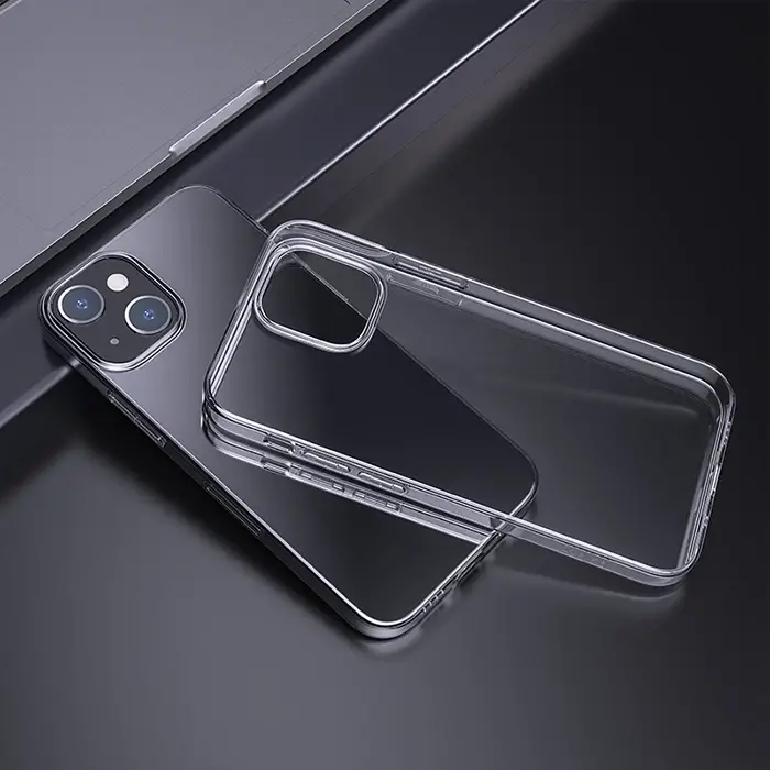 HOCO Light Series TPU iPhone 15 Plus Şeffaf Kılıf-(5775)