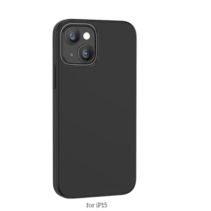 HOCO Pure Series iPhone 15 Manyetik Silikon Kılıf-(5775)