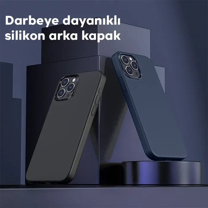HOCO Pure Series iPhone 15 Pro Manyetik Silikon Kılıf-(5775)