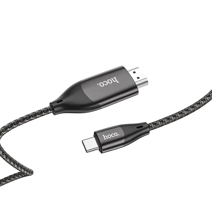 HOCO UA16 Type-C to HDMI 4K 30hz Ses ve Görüntü Aktarma Kablosu-(5775)