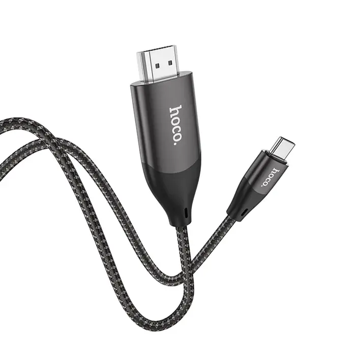 HOCO UA16 Type-C to HDMI 4K 30hz Ses ve Görüntü Aktarma Kablosu-(5775)