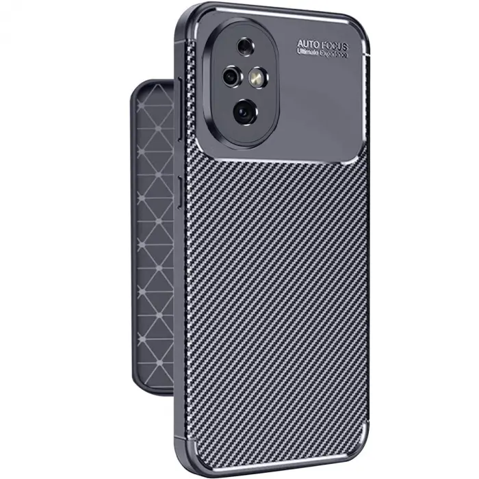 Honor 200 Kılıf Auto Fus Karbon Kapak - Lacivert