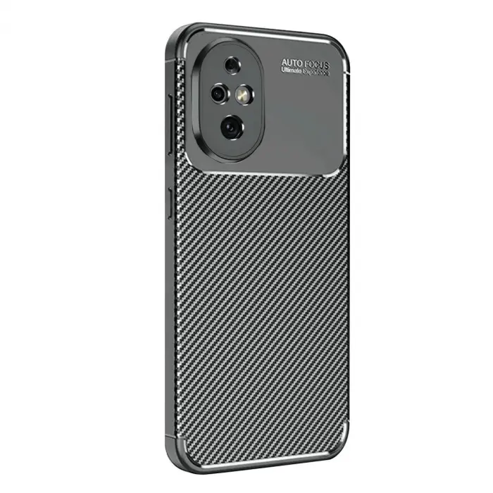 Honor 200 Kılıf Auto Fus Karbon Kapak - Siyah