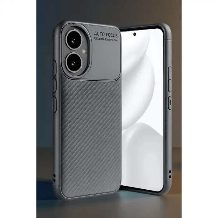 Honor 400 Kılıf Auto Fus Karbon Kapak - Gri