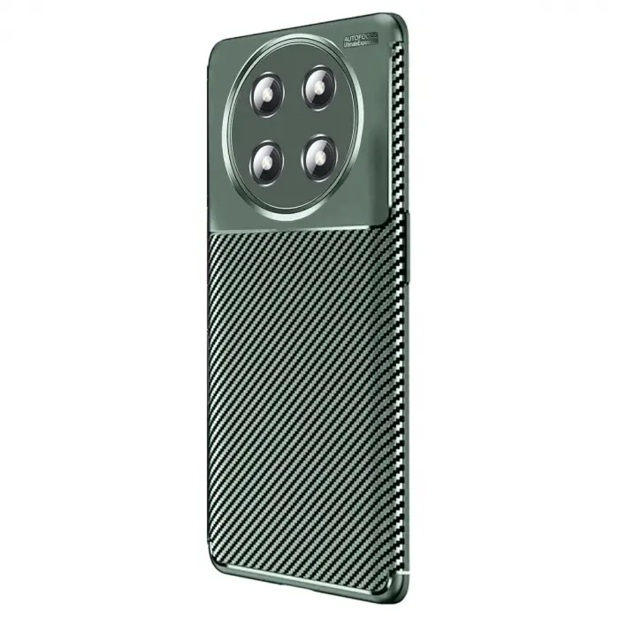 Honor Magic 7 Lite Kılıf Auto Fus Karbon Kapak - Koyu Yeşil