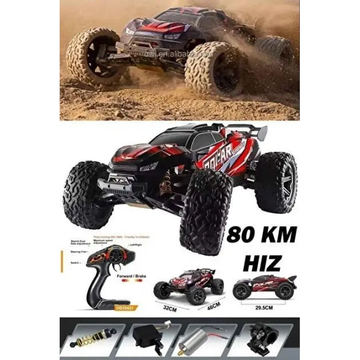 HS10421-HS10422 80KM/H 1:8 ELEKTRİKLİ RC ARABA