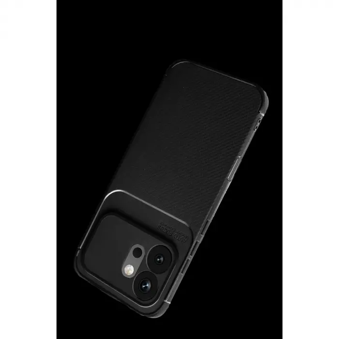 Huawei Honor 600 Auto Fus Karbon Kapak - Siyah
