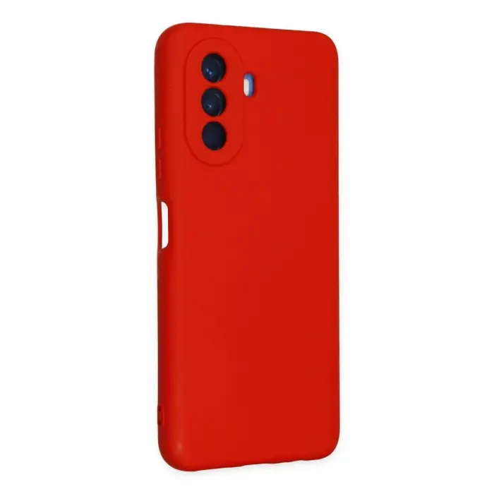 Huawei Nova Y70 Kılıf Nano İçi Kadife  - Kırmızı