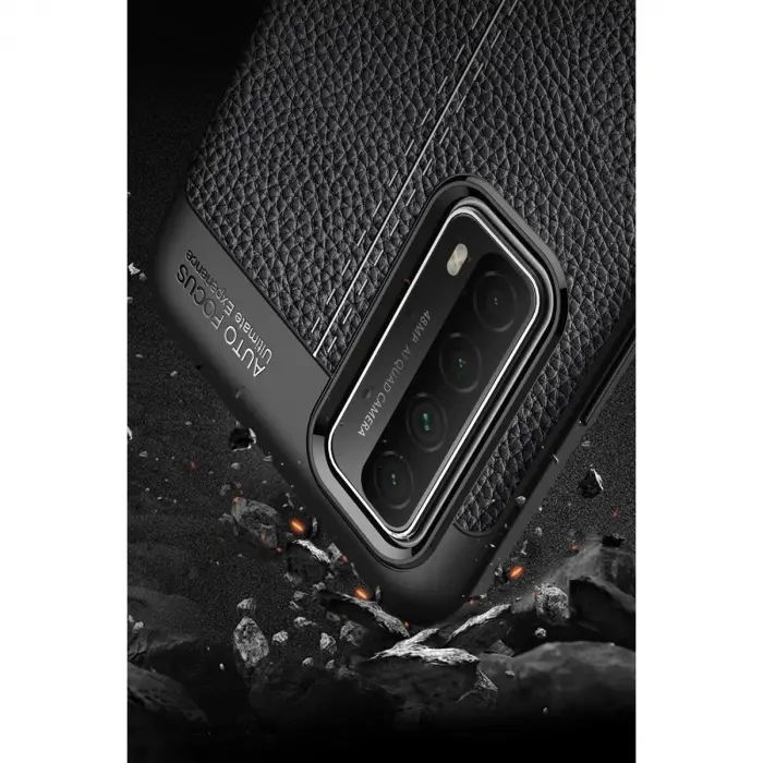 Huawei P Smart 2021 Kılıf Auto Fus Kapak - Kırmızı
