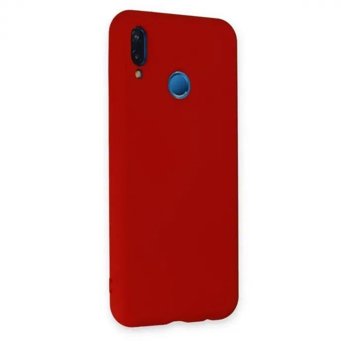 Huawei P20 Lite Kılıf Nano İçi Kadife  - Kırmızı