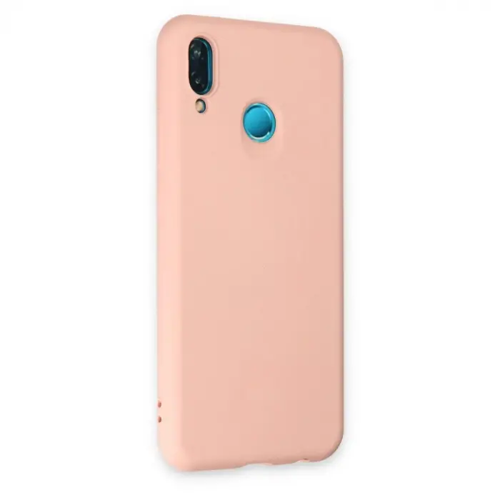 Huawei P20 Lite Kılıf Nano İçi Kadife  - Pudra