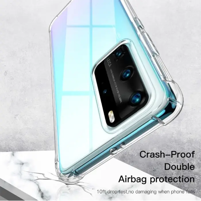 Huawei P40 Anti-Drop Darbe Emici Silikon Kılıf-(5775)