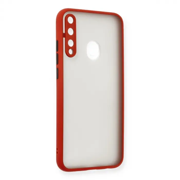 Huawei P40 Lite E Kılıf Montreal  Kapak - Kırmızı