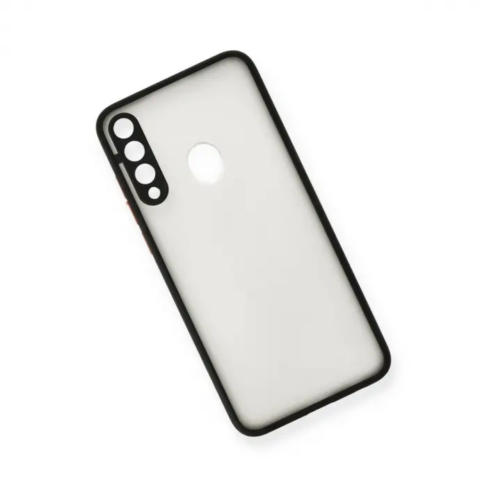 Huawei Y6p Kılıf Montreal  Kapak - Siyah